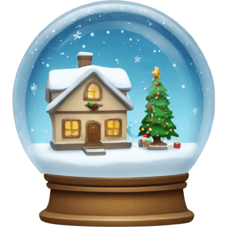 Christmas Snow globe emoji