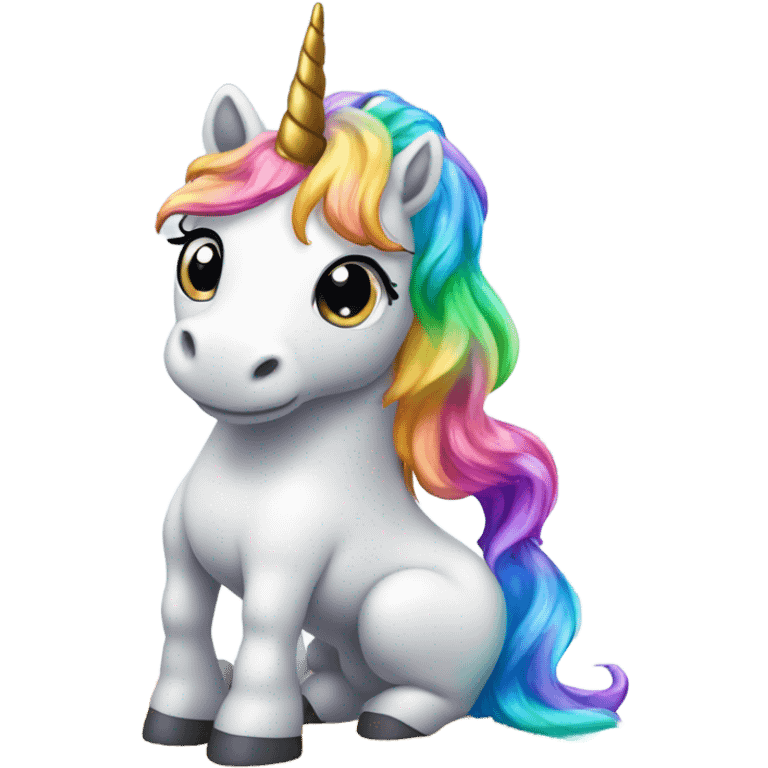 Pooping unicorn  emoji