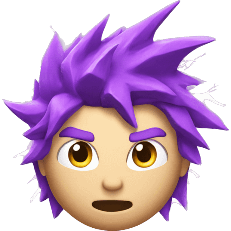 purple animated thunderbolt NOT A PERSON A LIGHTNING BOLT emoji