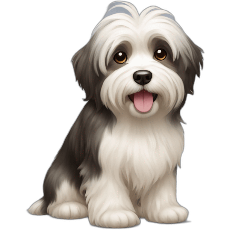 Dog havanese full height emoji