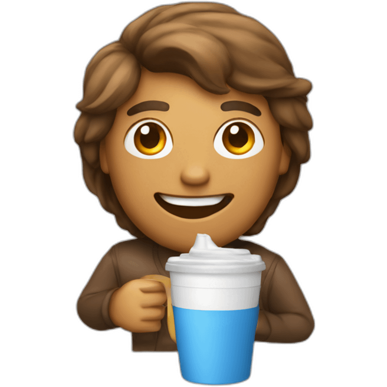 programmer running on caffeine drink emoji