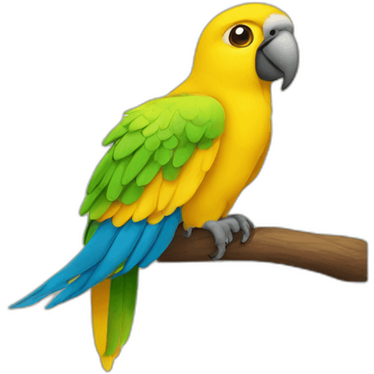 yellow parrot emoji