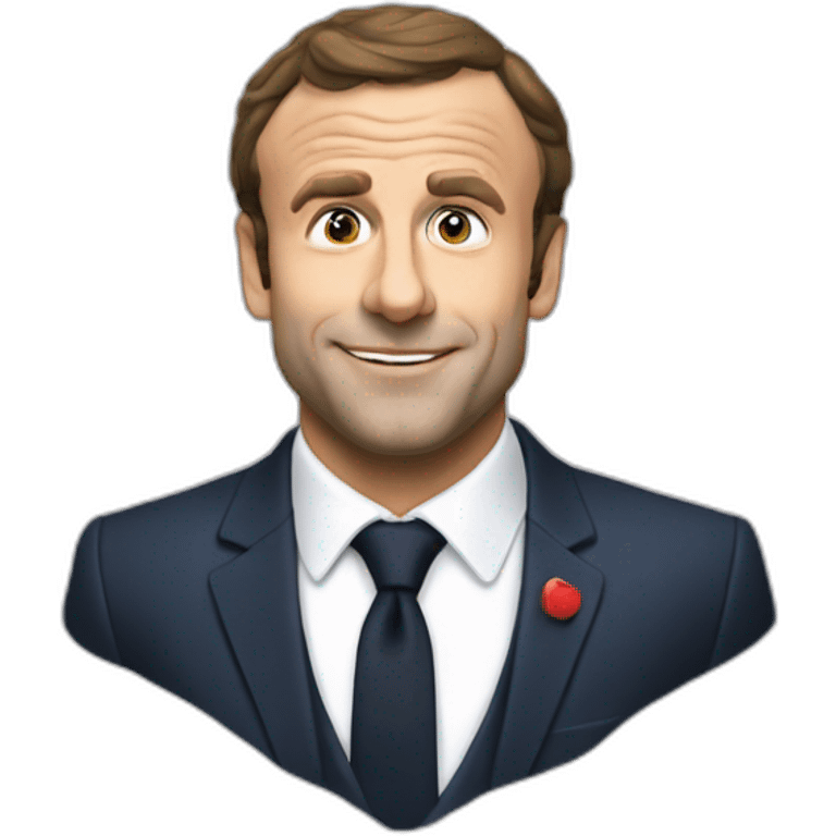 macron boit du lait emoji