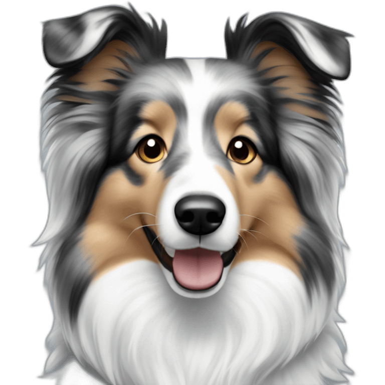 Blue Merle Sheltie emoji