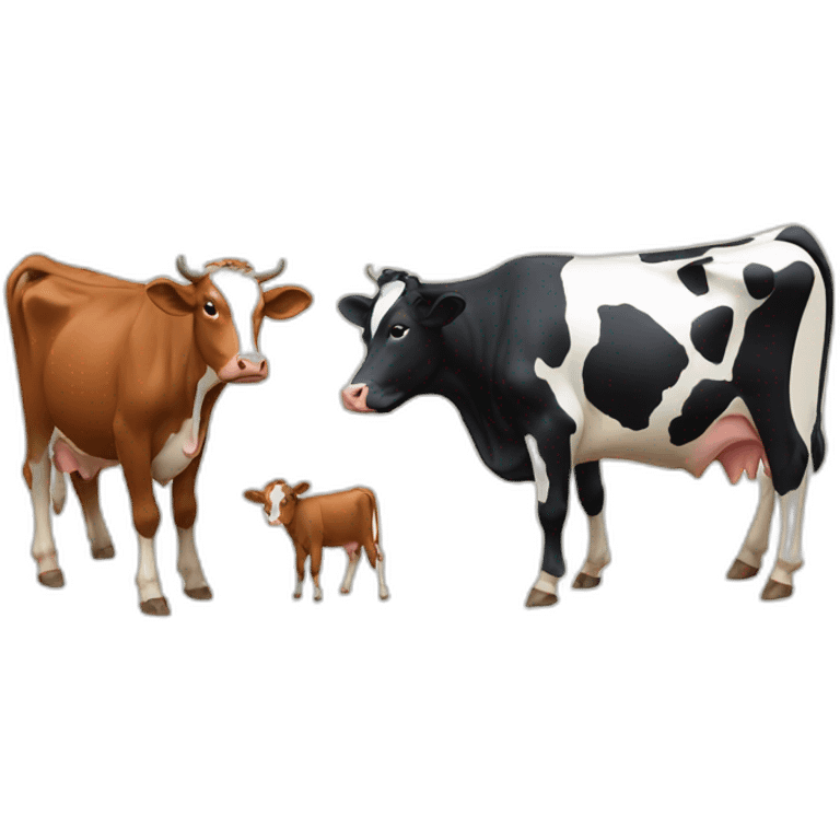 Cow and calf emoji