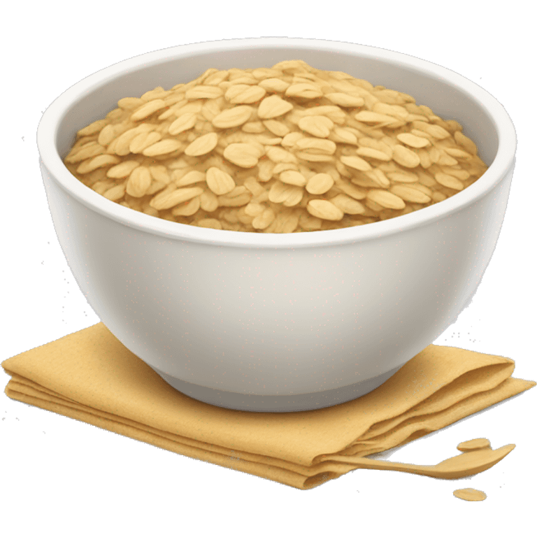 Oats bowl emoji