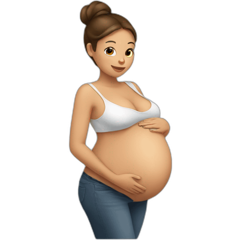 pregnant emoji