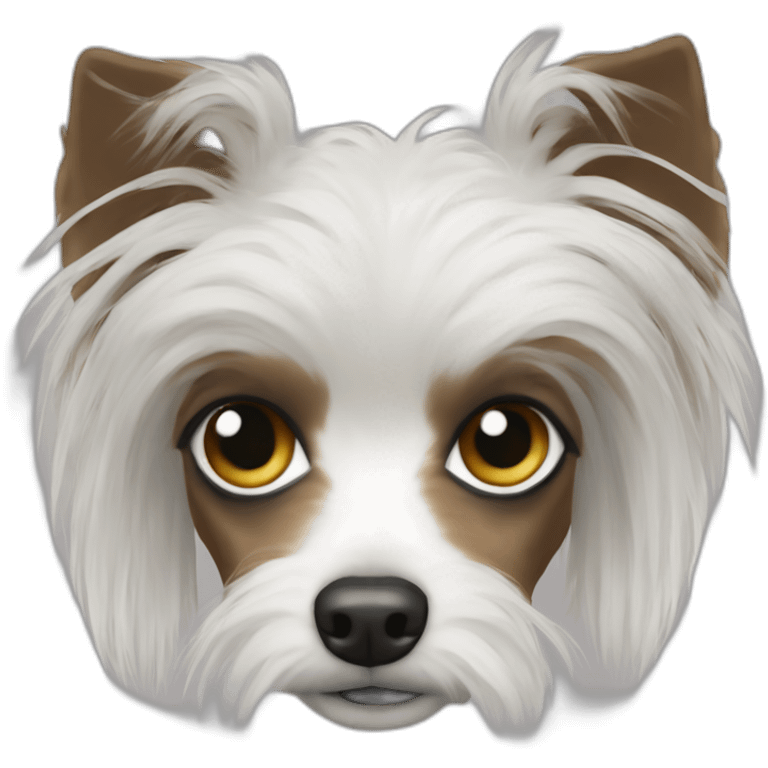 Chinese crested puffball emoji