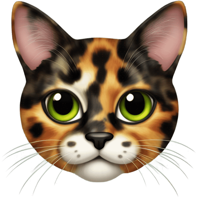 Tortoiseshell cat emoji