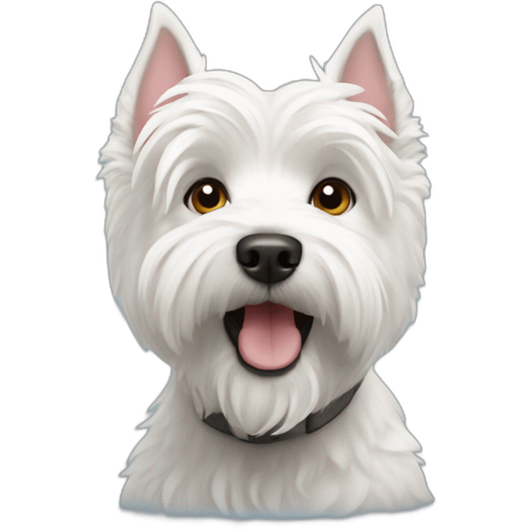 Westie dog emoji