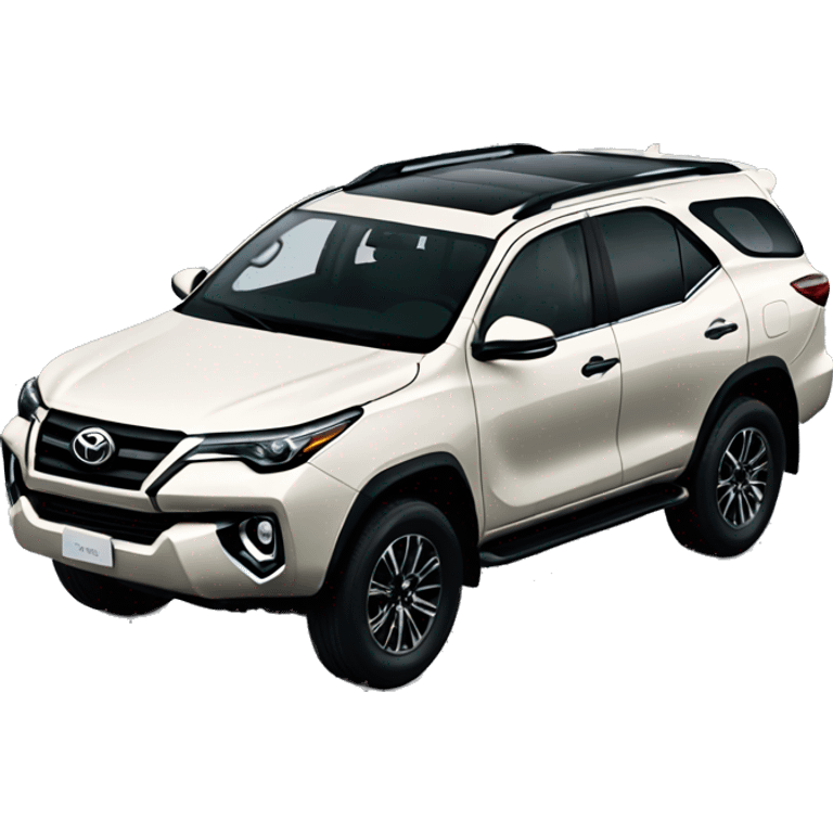 Black toyota fortuner legender  emoji