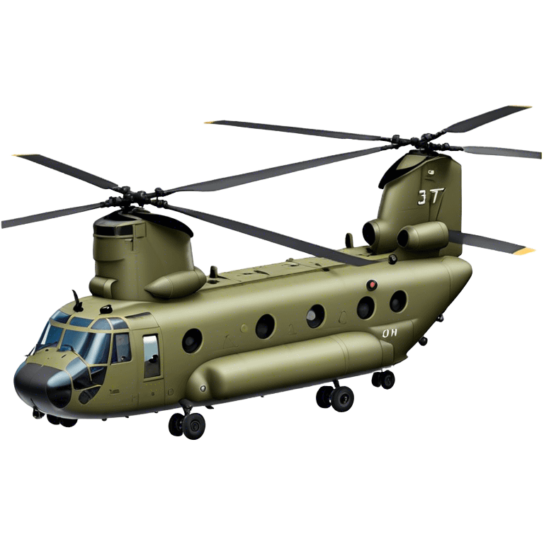 CH-47 Chinook Helicopter - boeing emoji