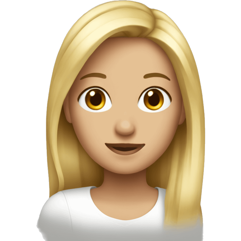 blonde streaks christine emoji