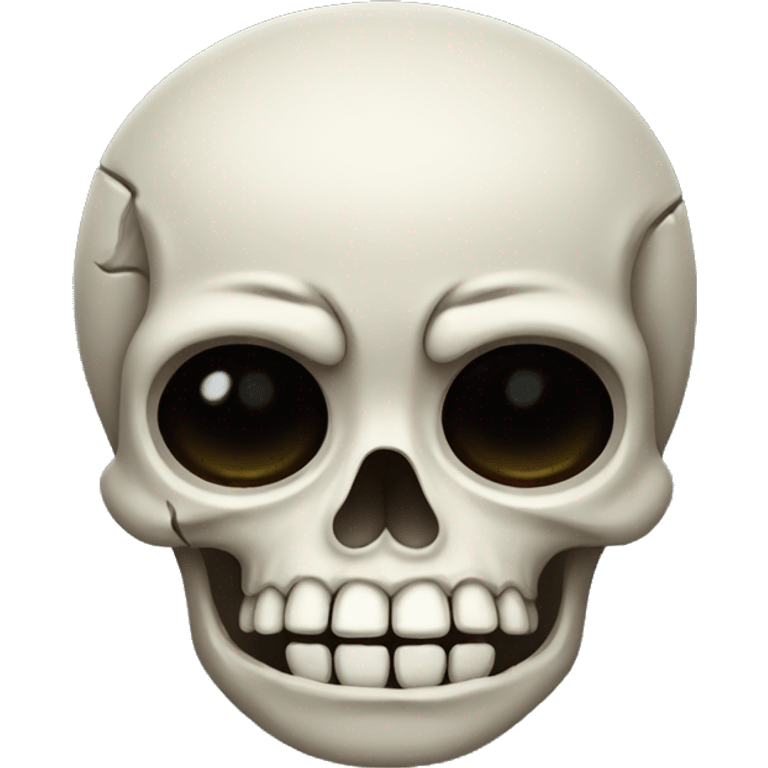 A crying skull emoji