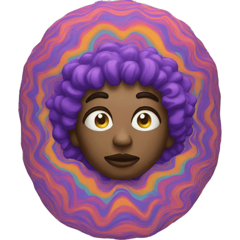 Psychedelic emoji