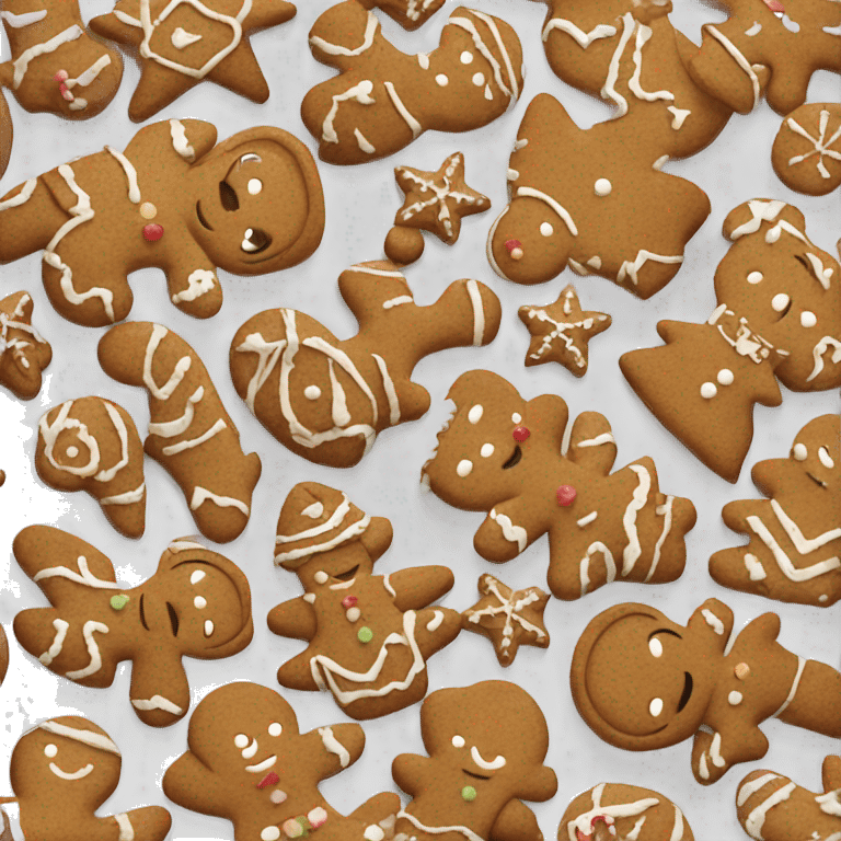 Christmas gingerbread  emoji