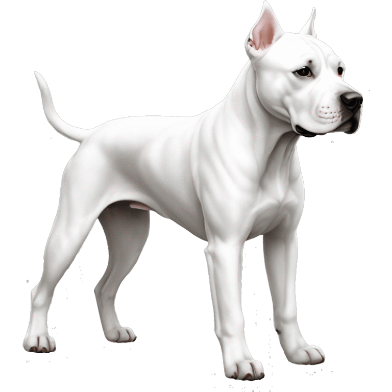 Dogo Argentino Dog Breed Full Body emoji