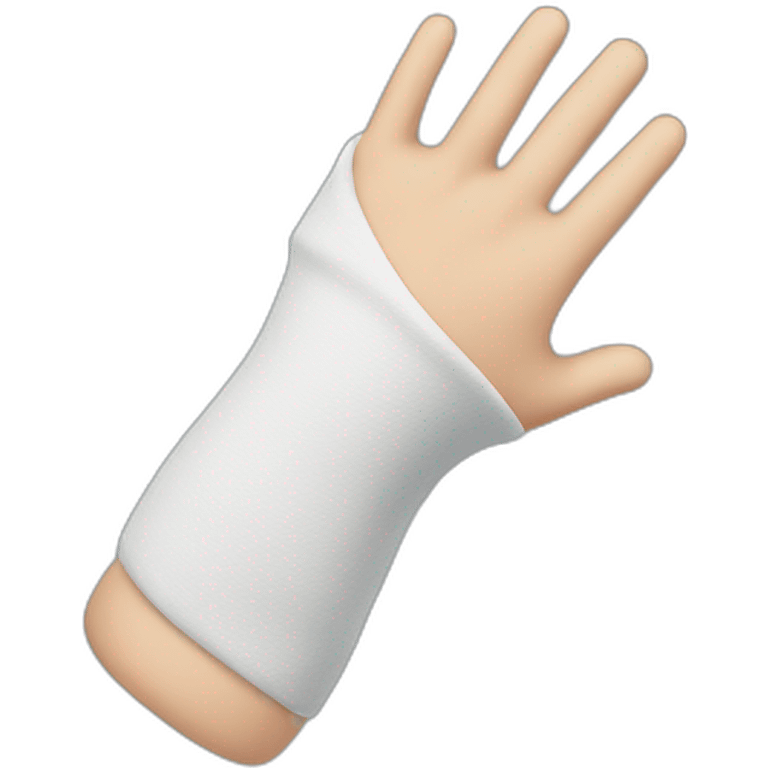 arm in a cast emoji