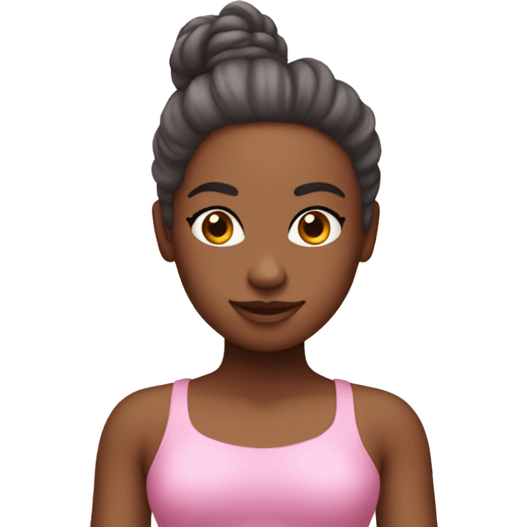 Pink Pilates princess  emoji