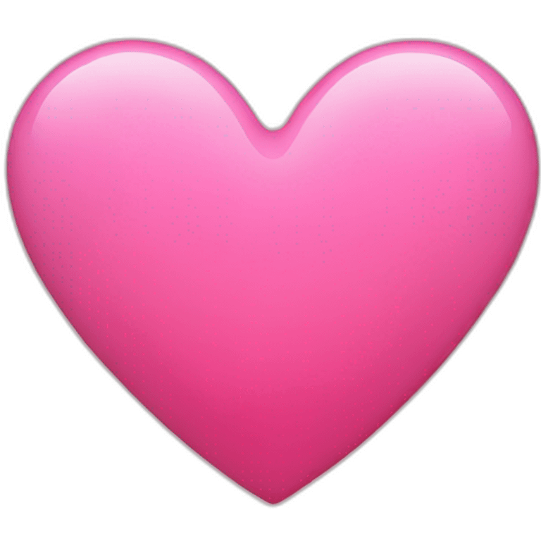 Pink heart emoji