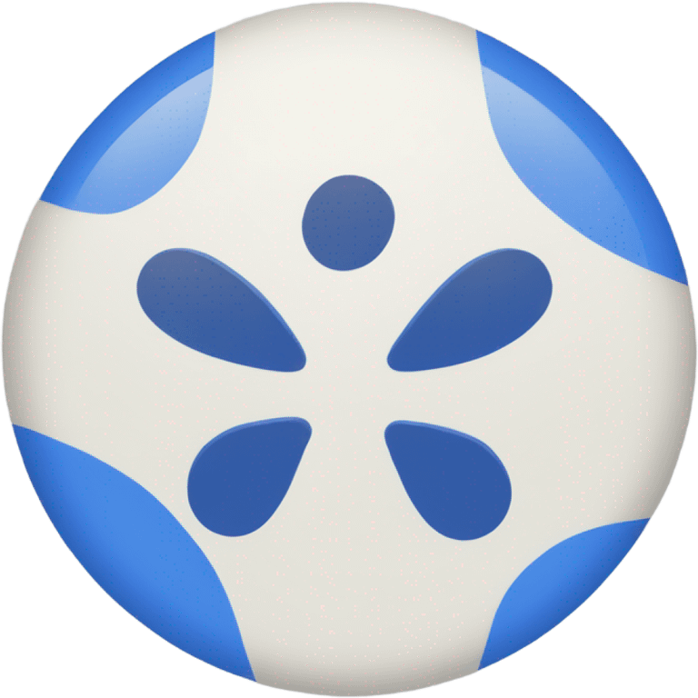 white tick in the blue 12 corner round shape star emoji