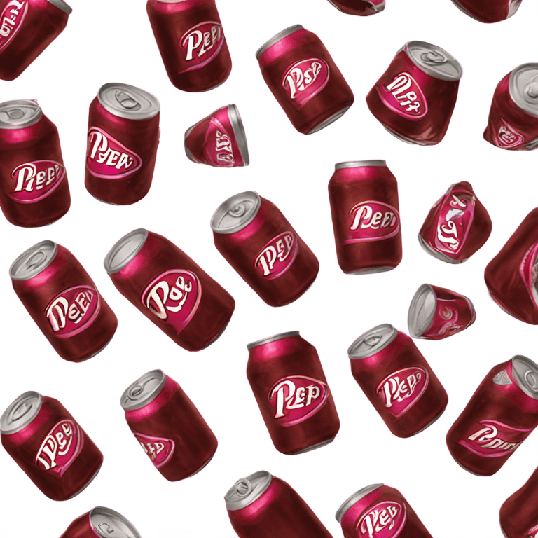 dr pepper with pink bow emoji