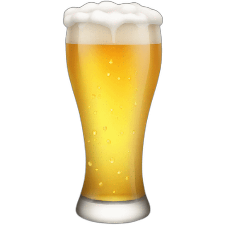 Emo glass of beer emoji emoji