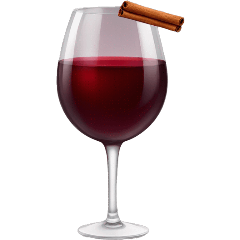 hot red wine with cinnamon emoji