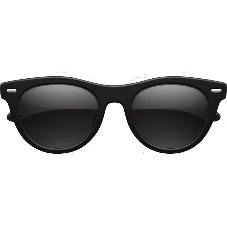 black skinny sunglasses no person emoji