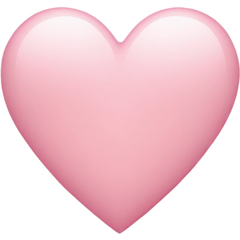 light pink heart emoji