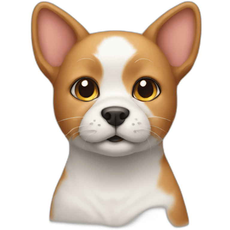 a dog cat emoji