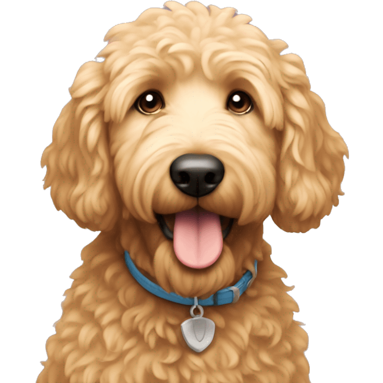 Golden doodle emoji