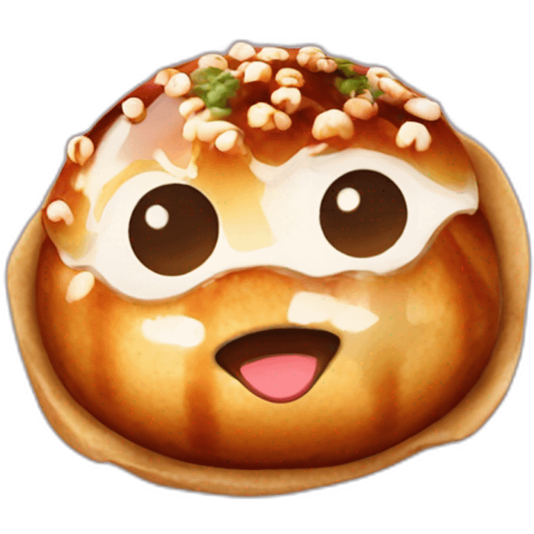 a cute takoyaki emoji