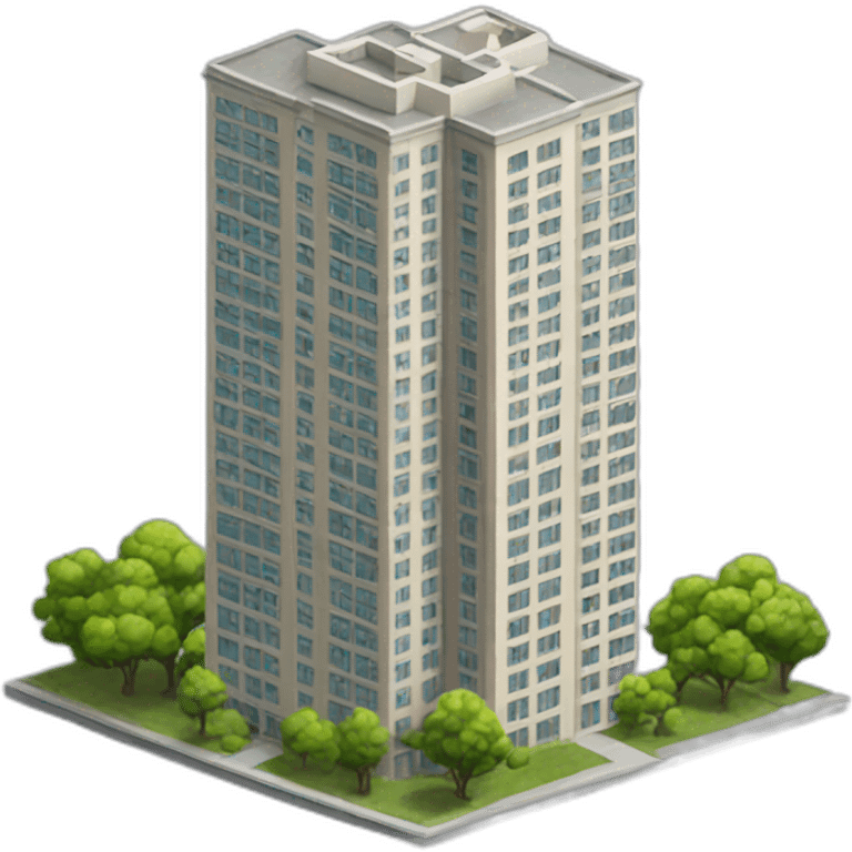 high-rise residential building emoji