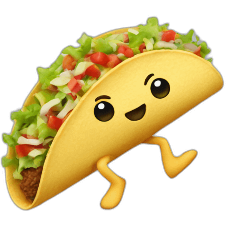 Dancing-taco emoji