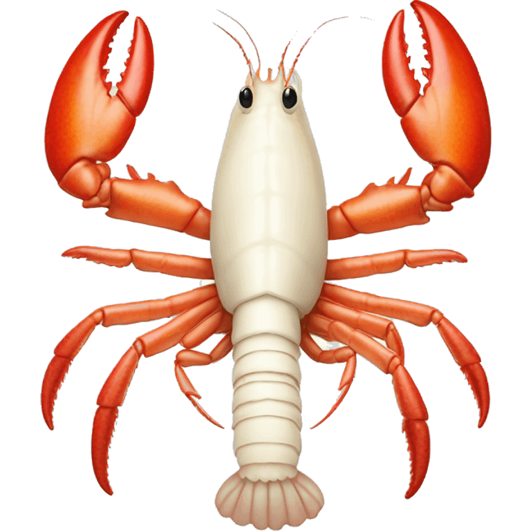 Albino lobster  emoji