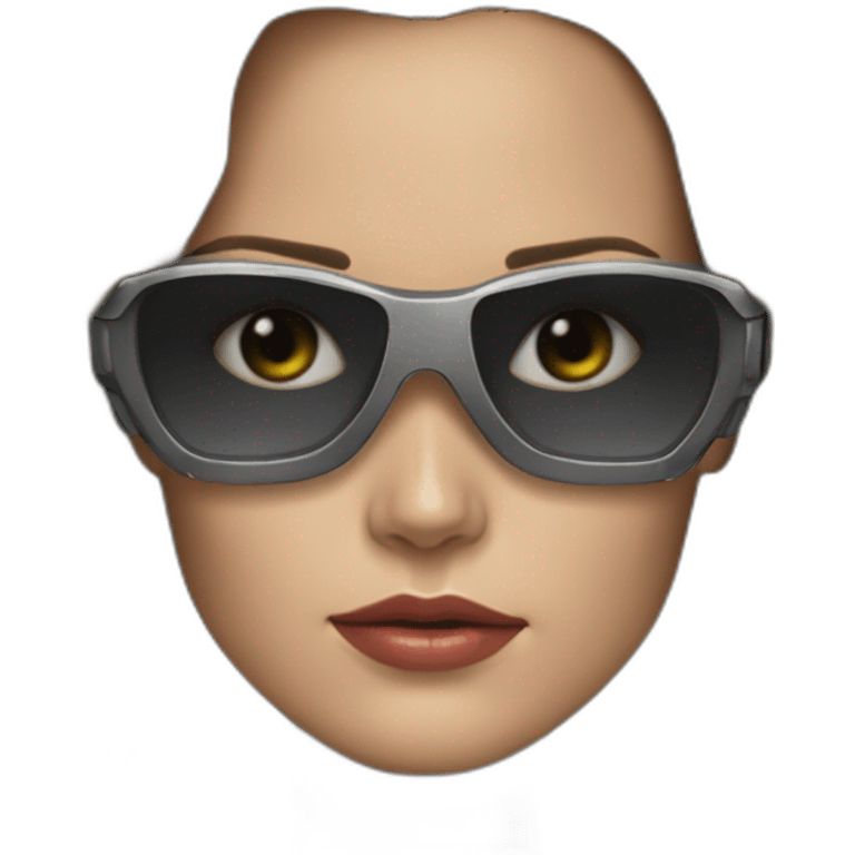 Summer Glau as a terminator emoji