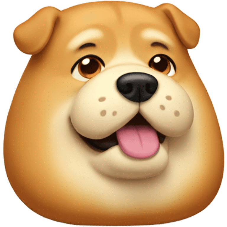 fat dog bread emoji