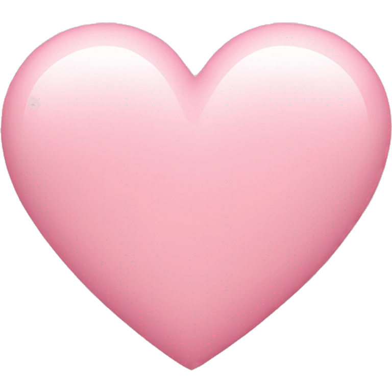 Light pink heart  emoji