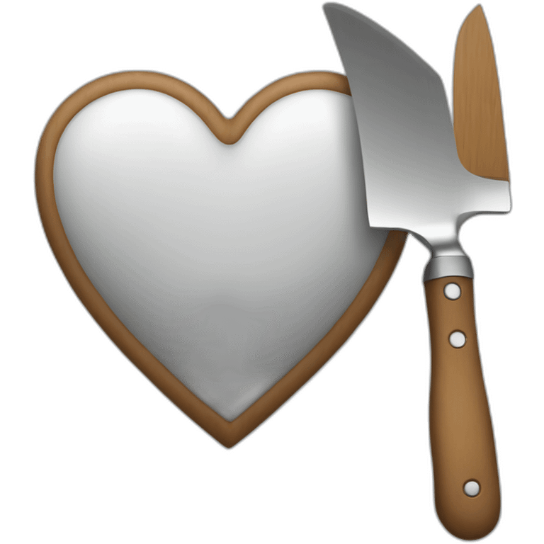 coeur avec un couteau emoji