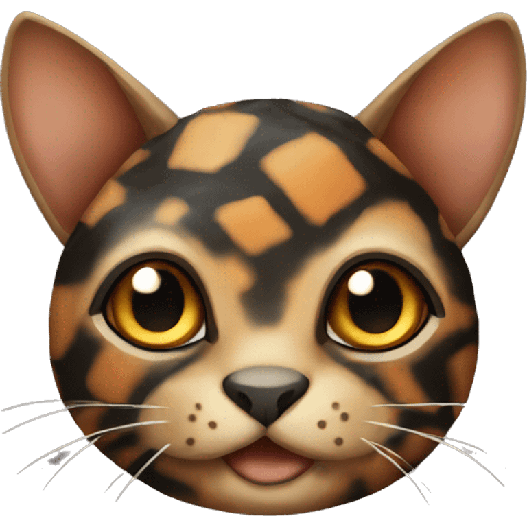 tortoise shell small cat emoji