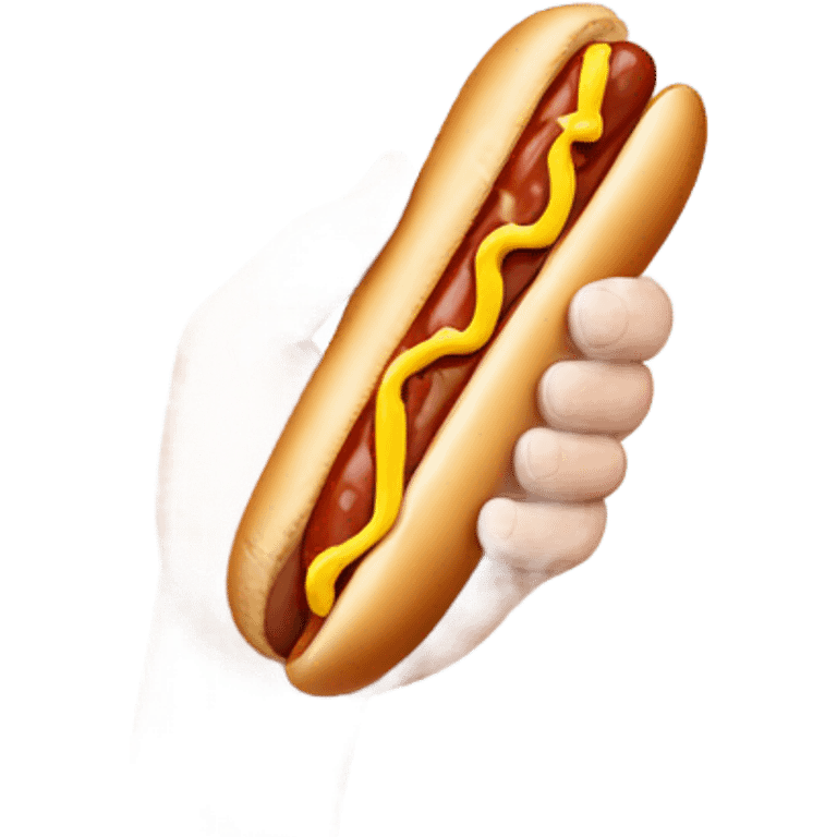 Jeff eating a hotdog  emoji