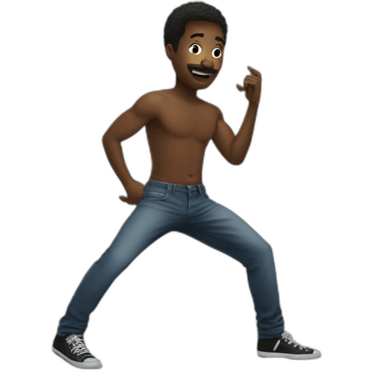 black guy twerking emoji