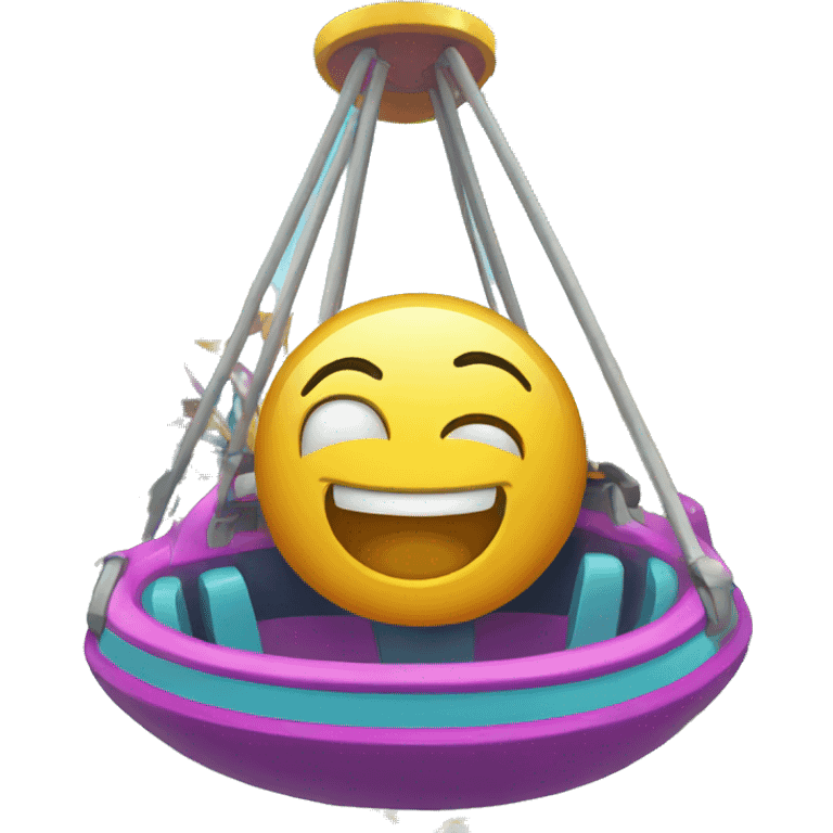 Pendulum ride in amusement park emoji