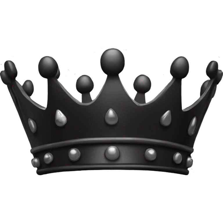 black crown emoji