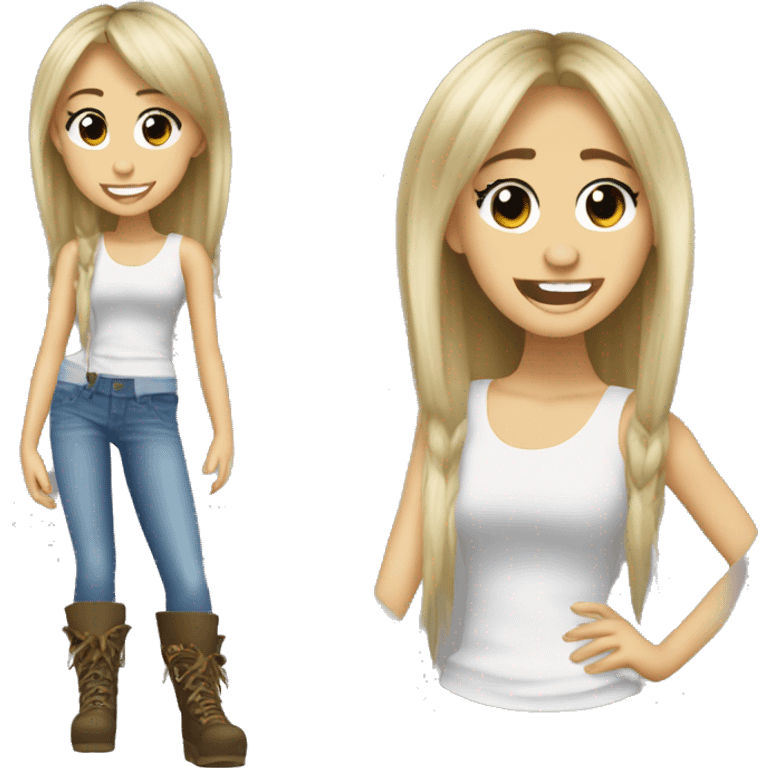 Miley Cyrus as Hannah Montana  emoji