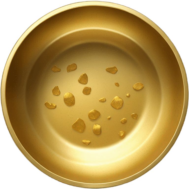 Gold pan  emoji