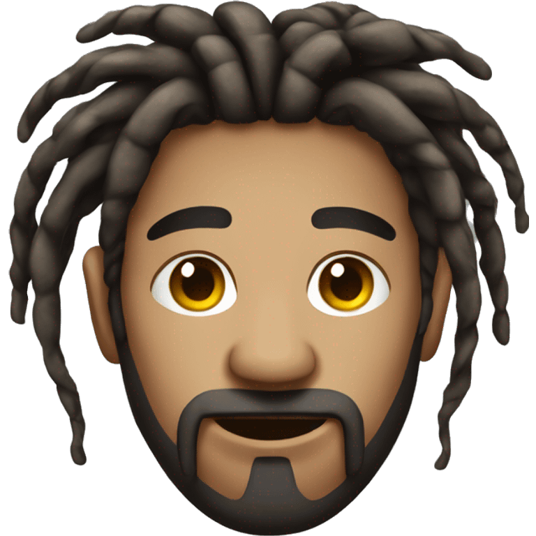 Nonchalant dreadhead  emoji