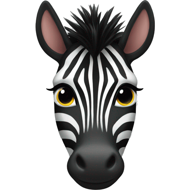 black zebra emoji