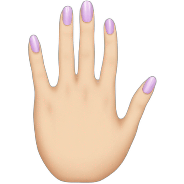 French nail emoji